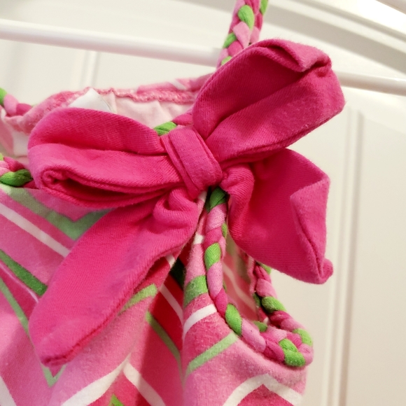 Bonnie Jean Pink and green dress size 6 - Picture 4 of 4